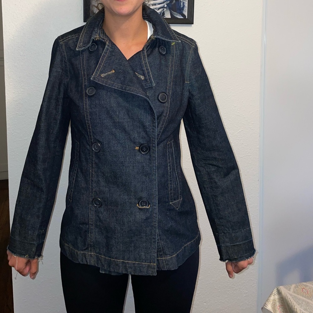 Gap dark denim jacket size medium